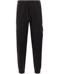 Stone Island - Logo Patch Drawstring Trousers - Lyst