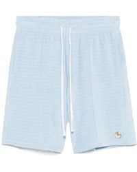 CASABLANCA - Velour Stripe Shorts - Lyst