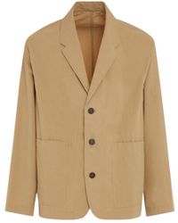 Studio Nicholson - Coll Single-Breasted Blazer - Lyst