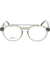 Dior - Eyewear Round Frame Glasses - Lyst