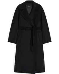 Weekend by Maxmara - Virgin Wool Belted Coat - Lyst