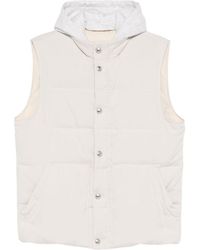 Eleventy - Hooded Vest - Lyst
