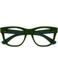 Gucci - Eyewear Square Frame Glasses - Lyst