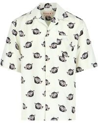 Marni - Graphic Printed Short-Sleeved Shirt - Lyst
