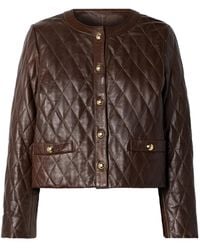 Nili Lotan - Amy Quilted Leather Jacket - Lyst