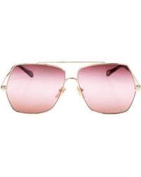 Chloé - Chloé Eyewear Square Frame Sunglasses - Lyst