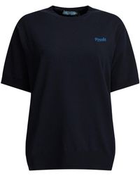Prada - Silk Crew-Neck Sweater - Lyst