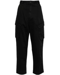 Semicouture - Cargo Trousers With Belt Loops - Lyst