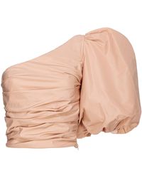 Pinko - Asymmetrical One-Shoulder Top - Lyst