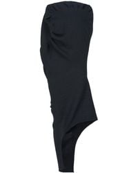 Issey Miyake - Asymmetric Sleeveless Dress - Lyst