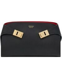 Ferragamo - Wide Shoulder Strap Shoulder Bag - Lyst