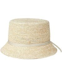 Maison Michel - Lila Woven Cloche Hat - Lyst