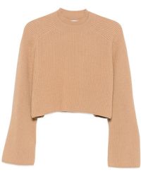 Max Mara - Long-Sleeve Knit Top - Lyst