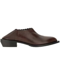 Moschino - Scallop-Edge Slip-On Loafers - Lyst