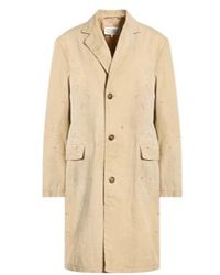 MM6 by Maison Margiela - Tie-Dye Twill Long-Sleeve Coat - Lyst