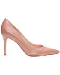 Gianvito Rossi - Pointed Toe High Heeled Pumps - Lyst