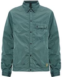 Paul Smith - Ps Paul Smith Logo Patch Snap-Front Jacket - Lyst