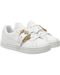 Versace Jeans Couture - Leather Sneakers - Lyst