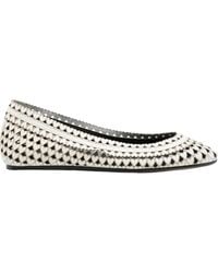 Isabel Marant - Woven Pattern Ballet Flats - Lyst