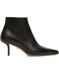 Max Mara - Leather Ankle Boots With Zip - Lyst