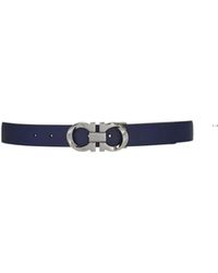 Ferragamo - Gancini Double-Sided Twisted Belt - Lyst