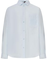 Loewe - X Paula's Ibiza Anagram-Embroidered Shirt - Lyst