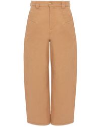 Chloé - Chloé Wide-Leg Barrel Trousers - Lyst