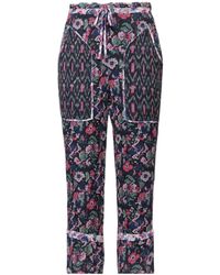Isabel Marant - Floral-Print Casual Trousers - Lyst
