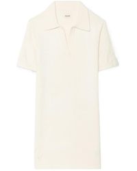 Zadig & Voltaire - Cable-Knit Polo Dress - Lyst