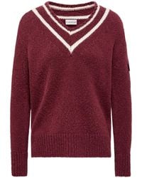 Moncler - Padded V-Neck Jumper - Lyst
