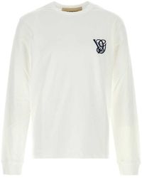 Valentino - Logo Embroidered Crewneck T-Shirt - Lyst