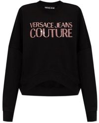 Versace Jeans Couture - Couture Logo Printed Crewneck T-Shirt - Lyst