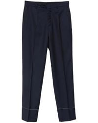 Brioni - Tigullio Pressed-Crease Tailored Trousers - Lyst
