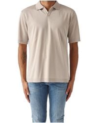 Herno - Skipper Open Collar Polo Shirt - Lyst