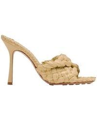 Bottega Veneta - Stretch Heel Sandals - Lyst