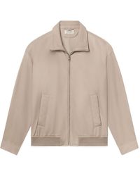 FRAME - Long-Sleeved Leather Jacket - Lyst