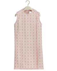 Dior - Short Straight Macrocannage Dress - Lyst