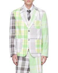 Thom Browne - Checked Single-Breasted Blazer - Lyst