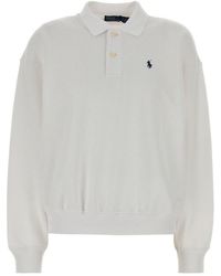 Polo Ralph Lauren - Logo Embroidered Polo Shirt - Lyst