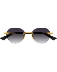 Bottega Veneta - Eyewear Panthos Frame Sunglasses - Lyst