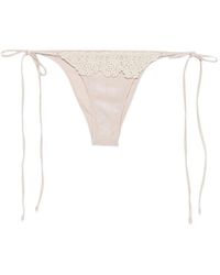 Frankie's Bikinis - Lace-Up Swim Trunks - Lyst