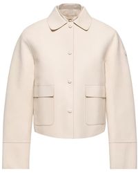 Moncler - Haricot 3-In-Leather Down Shirt Jacket - Lyst