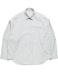 Acne Studios - Double Sleeve Button-Up Shirt - Lyst