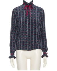 Valentino - Crepe De Chine Shirt With Cherryfic Print - Lyst