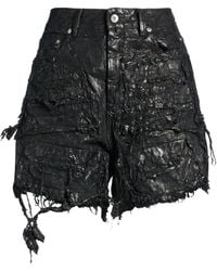 Rick Owens - Denim Shorts - Lyst