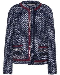 Valentino - Long-Sleeved Round-Neck Casual Jacket - Lyst