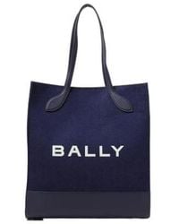 Bally - Logo Printed Tote Bag - Lyst