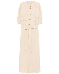 Blazé Milano - Donzi Berber Belted Midi Dress - Lyst