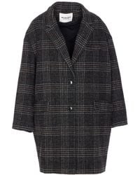 Isabel Marant - Isabel Marant Étoile Limiza Checkered Coat - Lyst