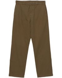 Aspesi - Twill Straight-Leg Trousers - Lyst